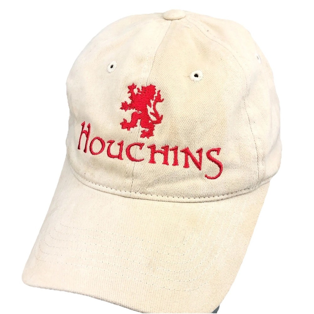 Houchins Beer Hat Cap Strap Back Tan Beige Adult Lion Dad Ball Mens‎ Casual